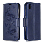 Imprint Butterfly Leather Wallet Case for Huawei Y5 (2019) / Honor 8S