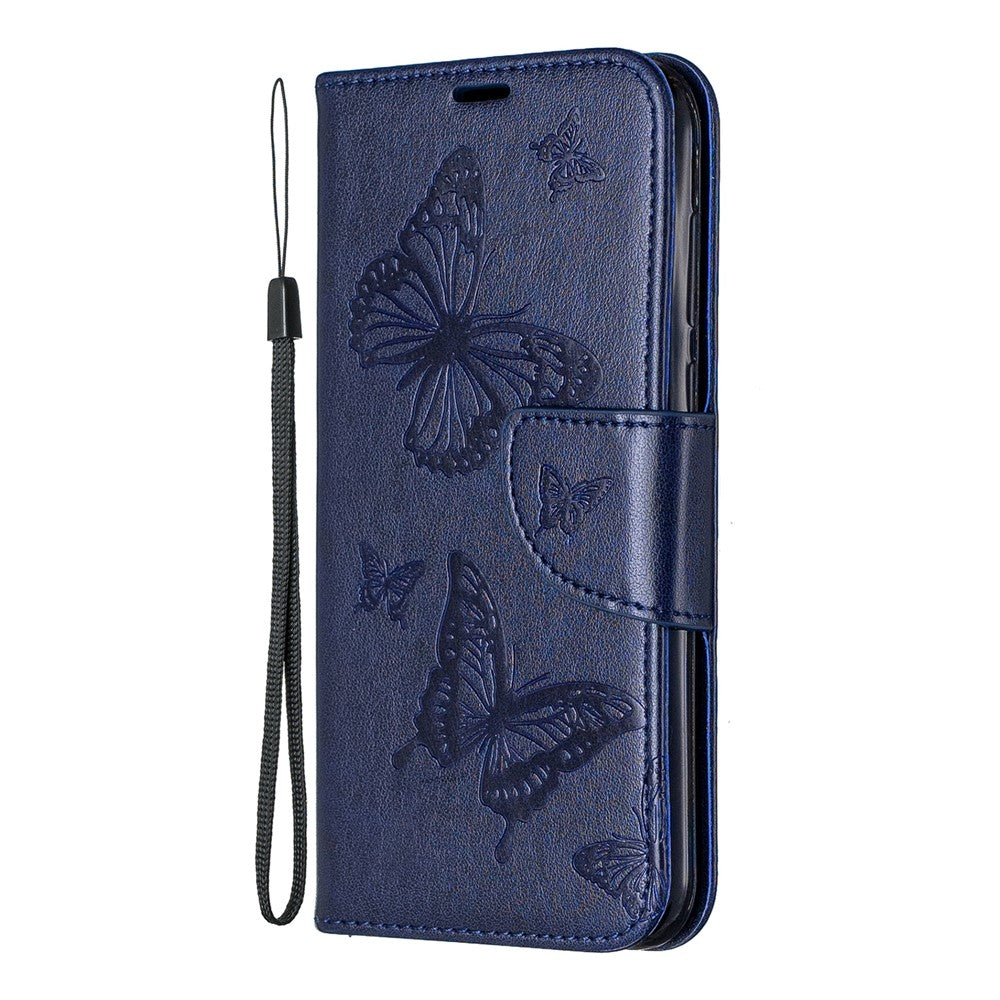 Imprint Butterfly Leather Wallet Case for Huawei Y5 (2019) / Honor 8S