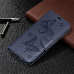 Imprint Butterfly Leather Wallet Case for Huawei Y5 (2019) / Honor 8S