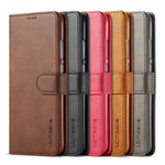 LC.IMEEKE Leather Wallet Casing for Huawei P Smart Plus 2019/Enjoy 9s/Honor 10i