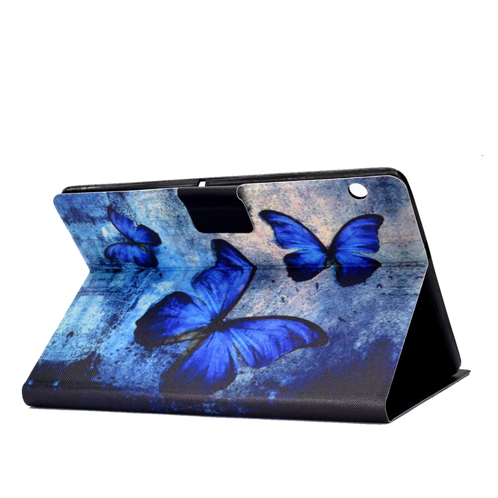 Shock-proof Pattern Printing Card Slot PU Leather Tablet Casing for Huawei MediaPad T5 10