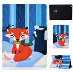 Shock-proof Pattern Printing Card Slot PU Leather Tablet Casing for Huawei MediaPad T5 10