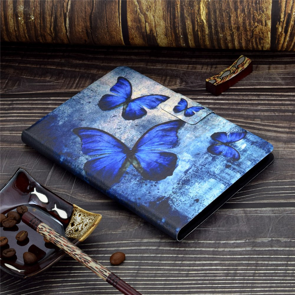 Shock-proof Pattern Printing Card Slot Stand PU Leather Tablet Case for Huawei MediaPad T3 10