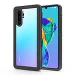 REDPEPPER IP68 Vattentätt mobilskyddsfodral för Huawei P30 Pro [Stöd för fingeravtryckslåsning] [Genomskinlig baksida]