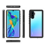REDPEPPER IP68 Vattentätt mobilskyddsfodral för Huawei P30 Pro [Stöd för fingeravtryckslåsning] [Genomskinlig baksida]