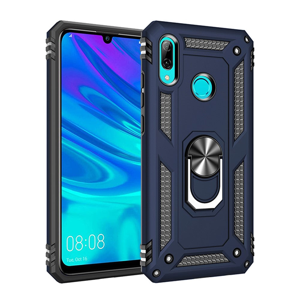 2-i-1 360-graders TPU+PC+metal-mobilcover med støttefod til Huawei P Smart (2019) / Honor 10 Lite / Nova Lite 3 (Japan)