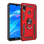 TPU+PC+Metal Hybrid Phone Shell with Kickstand for Huawei Y7 (2019)