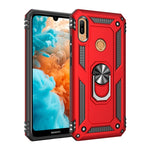 PC+TPU Kickstand Phone Cover for Huawei Y6 (2019, with Fingerprint Sensor) / Y6 Prime (2019)