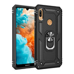 PC+TPU Kickstand Phone Cover for Huawei Y6 (2019, with Fingerprint Sensor) / Y6 Prime (2019)
