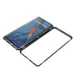 Shock-proof Magnetic Installation Metal Frame + Tempered Glass Alll-round Protective Phone Shell for Huawei P30 Pro