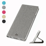 VILI DMX Cross Texture Card Holder Leather Stand Case for Huawei P Smart Z