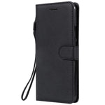 For Huawei Honor 9X (Global) /  P Smart Z / Y9 Prime 2019 / Enjoy 10 Plus Case Solid Color Leather Mobile Cover Wallet Stand with Strap