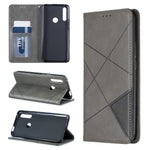 Geometric Pattern Leather Card Holder Protective Case for Huawei Honor 9X (Global) /  P Smart Z / Y9 Prime 2019 / Enjoy 10 Plus