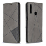 Geometric Pattern Leather Card Holder Protective Case for Huawei Honor 9X (Global) /  P Smart Z / Y9 Prime 2019 / Enjoy 10 Plus