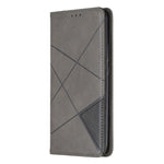 Geometric Pattern Leather Card Holder Protective Case for Huawei Honor 9X (Global) /  P Smart Z / Y9 Prime 2019 / Enjoy 10 Plus