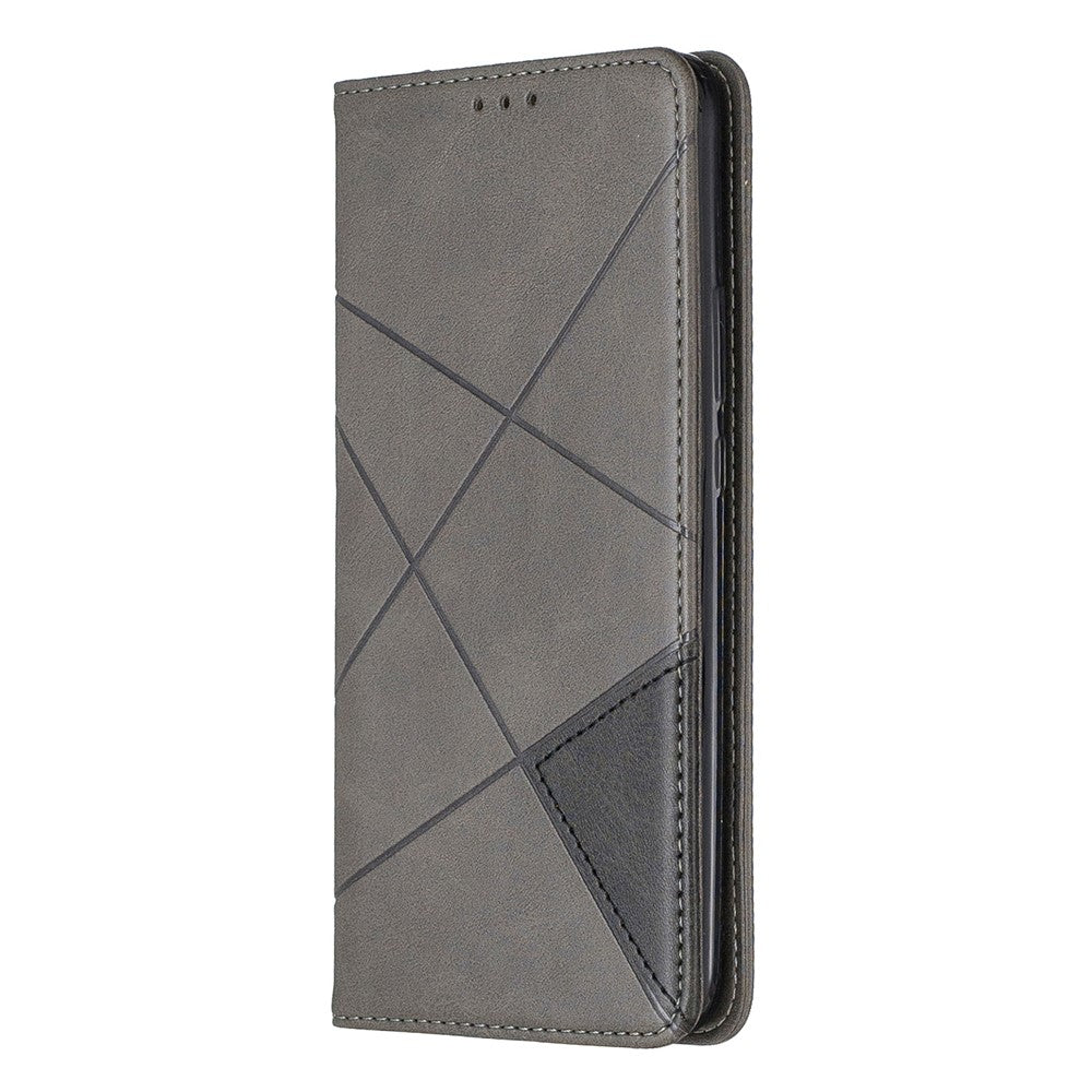Geometric Pattern Leather Card Holder Protective Case for Huawei Honor 9X (Global) /  P Smart Z / Y9 Prime 2019 / Enjoy 10 Plus