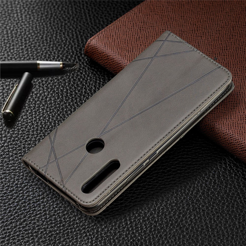 Geometric Pattern Leather Card Holder Protective Case for Huawei Honor 9X (Global) /  P Smart Z / Y9 Prime 2019 / Enjoy 10 Plus