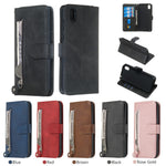 Zipper Wallet Leather Stand Phone Casing for Huawei Y5 (2019) / Honor 8S