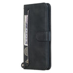 Zipper Pocket Flip Leather Wallet Case for Huawei Honor 9X (Global)/ P Smart Z/Y9 Prime/ Enjoy 10 Plus