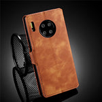 DG.MING Retro Style Plånboksfodral i Läder för Huawei Mate 30 Pro