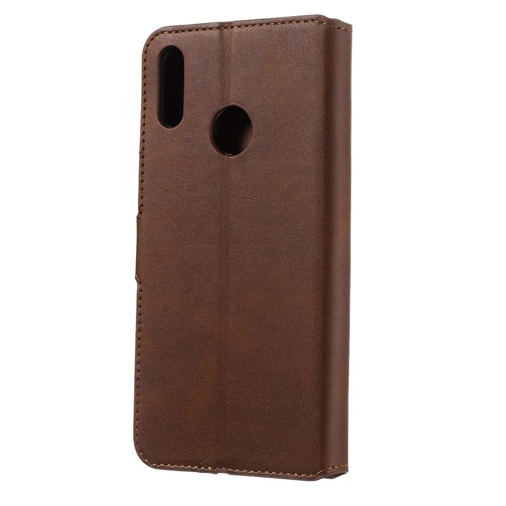 Classic Wallet Leather Stand Phone Protective Cover for Huawei Y7 (2019) / Enjoy 9 / Y7 Pro (2019)