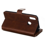 Classic Wallet Leather Stand Phone Protective Cover for Huawei Y7 (2019) / Enjoy 9 / Y7 Pro (2019)