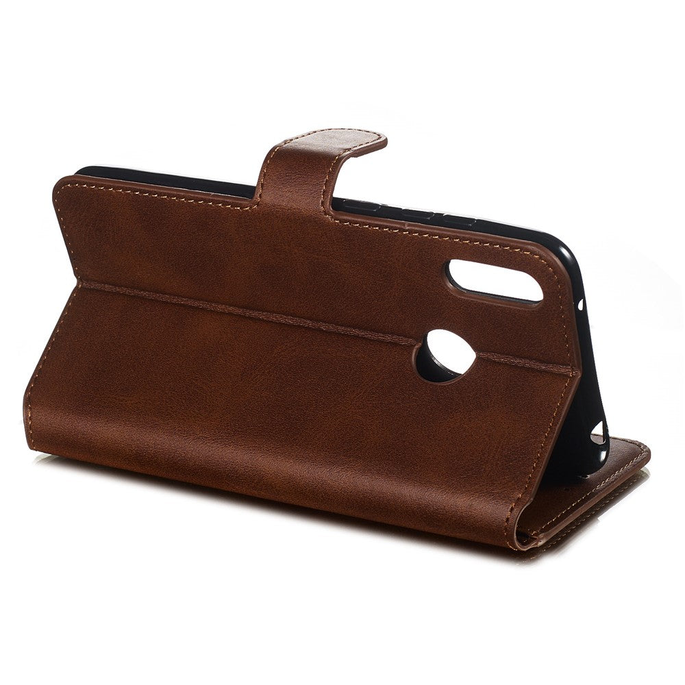 Classic Wallet Leather Stand Phone Protective Cover for Huawei Y7 (2019) / Enjoy 9 / Y7 Pro (2019)