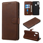Classic Wallet Leather Stand Phone Protective Cover for Huawei Y6 (2019, with Fingerprint Sensor) / Honor 8A