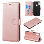 Classic Wallet Leather Stand Phone Protective Cover for Huawei Y6 (2019, with Fingerprint Sensor) / Honor 8A