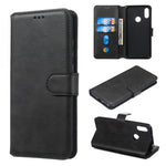 Classic Wallet Leather Stand Phone Protective Cover for Huawei Y6 (2019, with Fingerprint Sensor) / Honor 8A