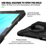 360 graders vridbart stöd PC + silikonkomboskal med handhållarrem och pennfack för Huawei MediaPad M5 10 (10.8") / M5 (Pro) 10.8"