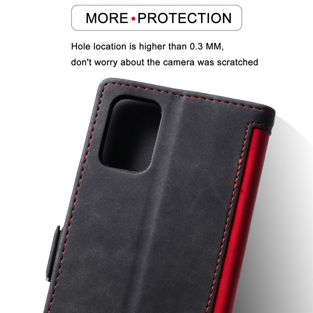 Snyggt Retro Splicing Läderskal för Huawei P40 Pro