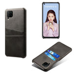 PU-läderbelagt PC-skal med dubbla kortplatser för Huawei P40 lite / Nova 7i / Nova 6 SE