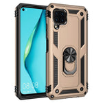 Med ringstöd Armor-skal PC TPU Combo-skydd för Huawei P40 lite/nova 6 SE/Nova 7i