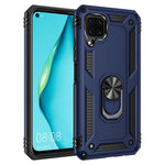 Med ringstöd Armor-skal PC TPU Combo-skydd för Huawei P40 lite/nova 6 SE/Nova 7i