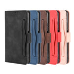 Multiple Card Slots Leather Wallet Stand Case for Huawei Y9s / Honor 9X Pro / P Smart Pro (2019) / Honor 9X (For China)