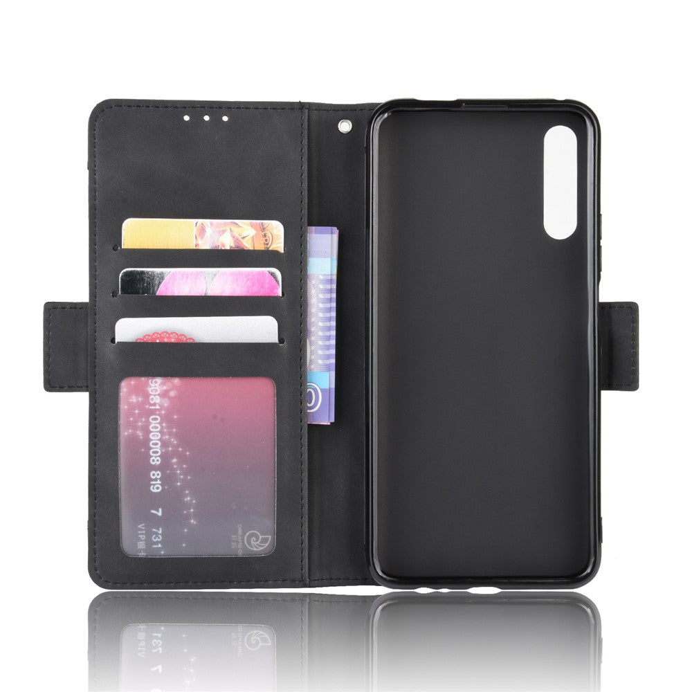 Multiple Card Slots Leather Wallet Stand Case for Huawei Y9s / Honor 9X Pro / P Smart Pro (2019) / Honor 9X (For China)