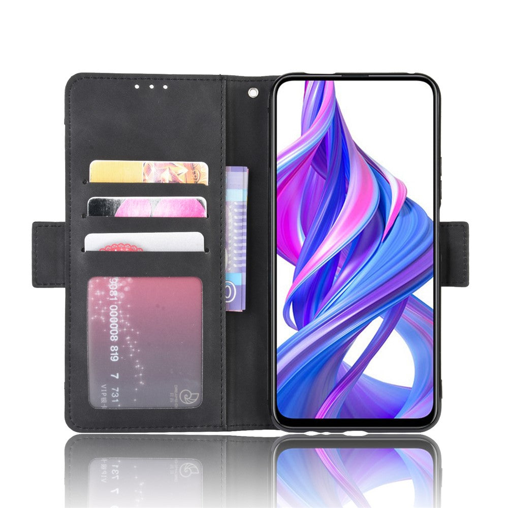 Läderfodral med flera kortfack och stativ för Huawei Y9s / Honor 9X Pro / P Smart Pro (2019) / Honor 9X (för Kina)