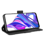 Multiple Card Slots Leather Wallet Stand Case for Huawei Y9s / Honor 9X Pro / P Smart Pro (2019) / Honor 9X (For China)