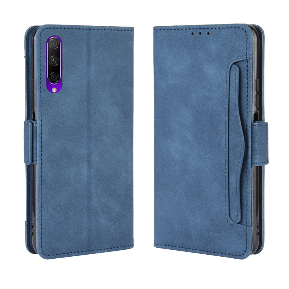 Multiple Card Slots Leather Wallet Stand Case for Huawei Y9s / Honor 9X Pro / P Smart Pro (2019) / Honor 9X (For China)