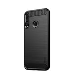 MOFI Borstad TPU Kolfiber Mobilmobilskal för Huawei P40 lite E/Honor 9C/Y7p