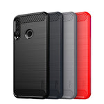 MOFI Brushed TPU Carbon Fiber Mobile Phone Shell for Huawei P40 lite E/Honor 9C/Y7p