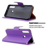 Litchi Skin Wallet Leather Phone Case with Strap for Huawei P40 lite E/Y7p/Honor 9C