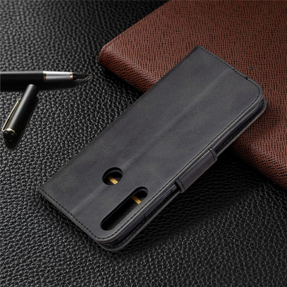 Plånboksfodral i läder för Huawei P40 lite E / Y7p