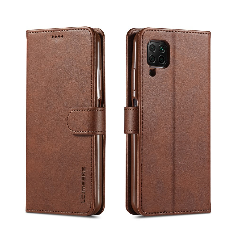 LC.IMEEKE Läderfodral för plånboksställ för Huawei P40 Lite/Nova 6 SE/Nova 7i