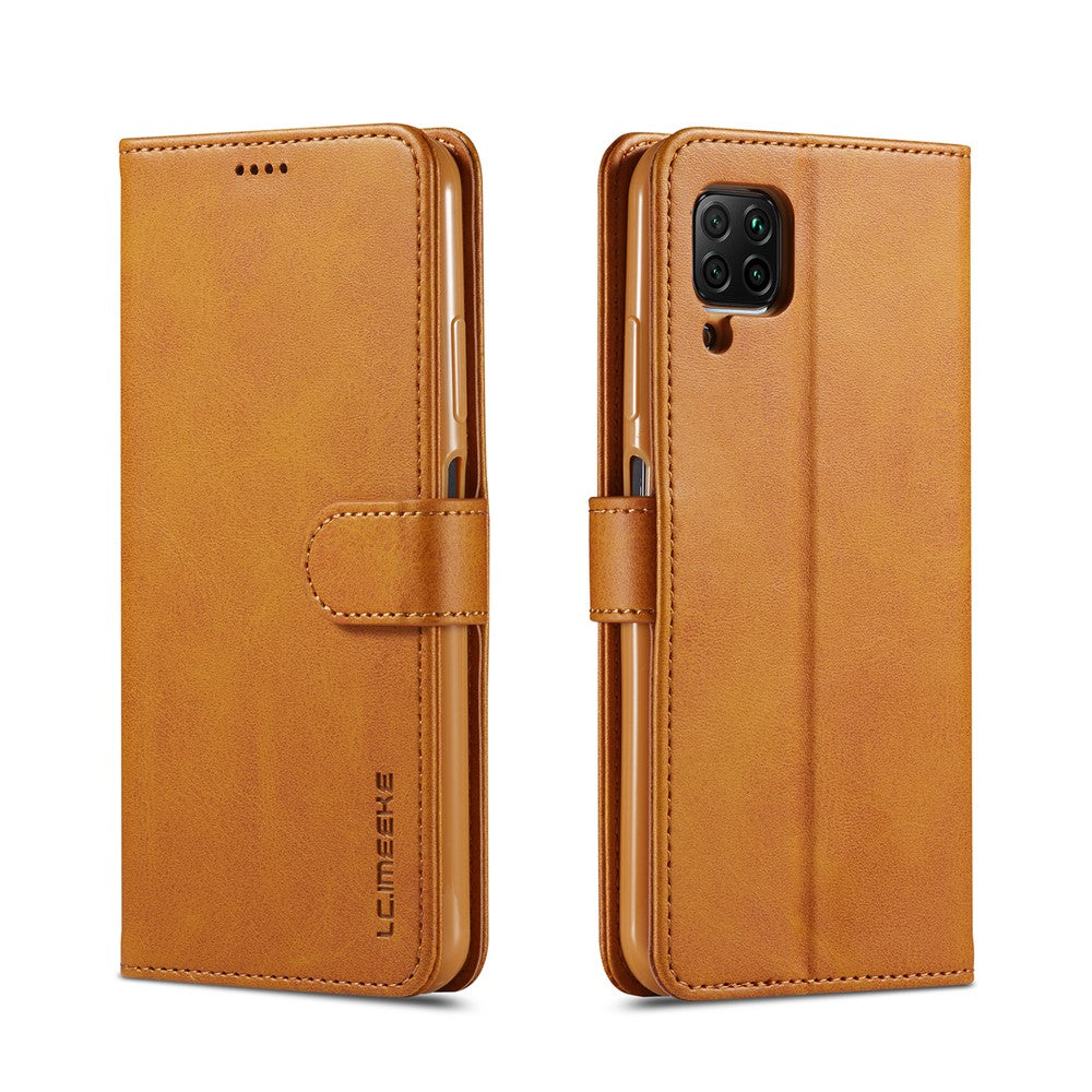 LC.IMEEKE Läderfodral för plånboksställ för Huawei P40 Lite/Nova 6 SE/Nova 7i