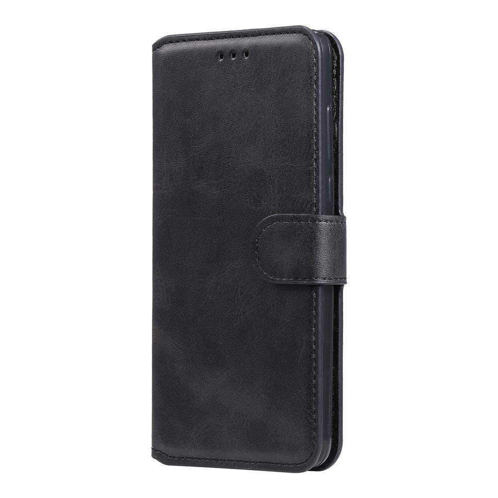 Klassiskt plånboksfodral i läder med fällfunktion till Huawei P40 Lite E / Y7p