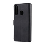 Klassiskt plånboksfodral i läder med fällfunktion till Huawei P40 Lite E / Y7p
