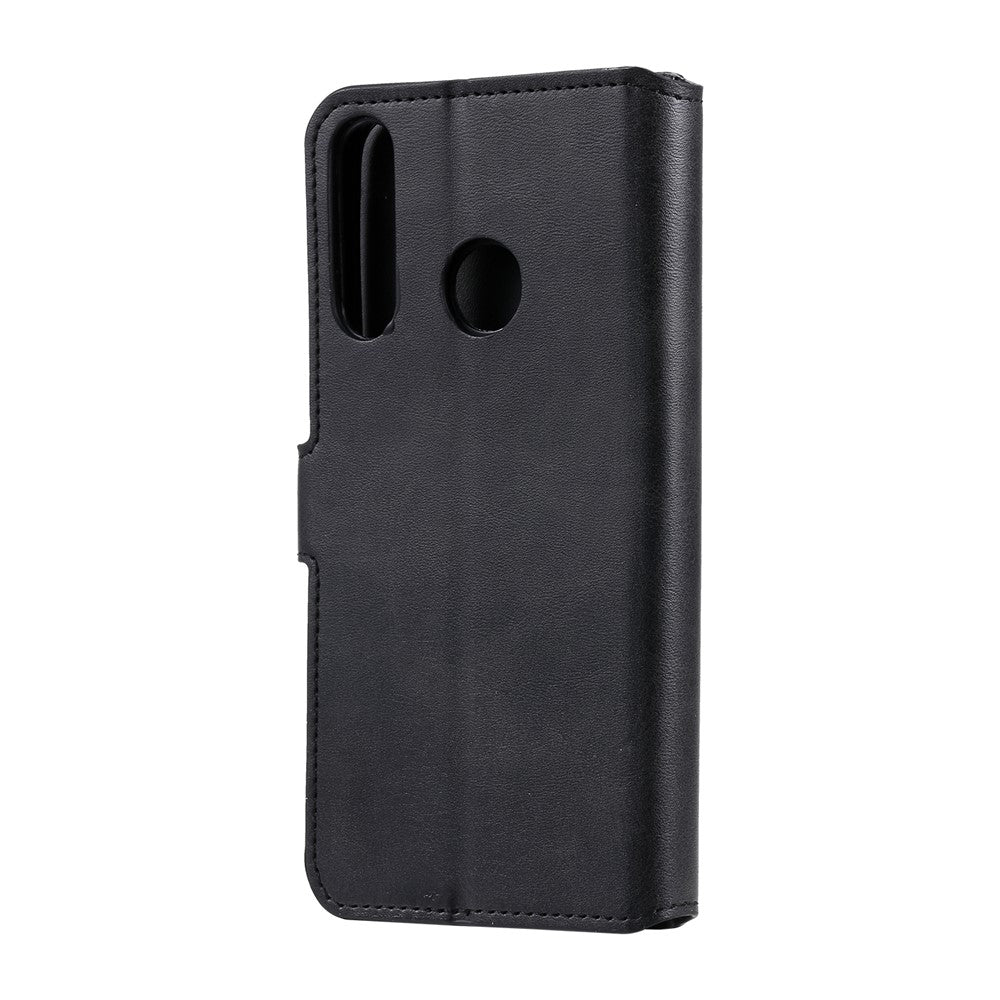 Klassiskt plånboksfodral i läder med fällfunktion till Huawei P40 Lite E / Y7p