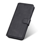 Klassiskt plånboksfodral i läder med fällfunktion till Huawei P40 Lite E / Y7p